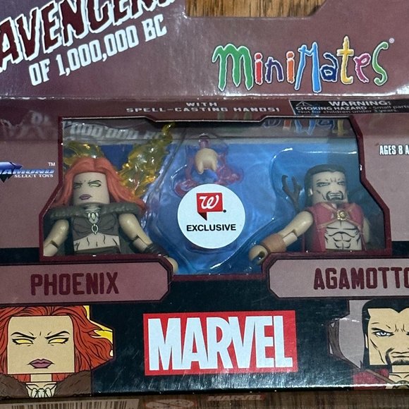 Marvel Minimates Phoenix & Agamotto Avengers of 1,000,000 BC Minimates New - Picture 2 of 5